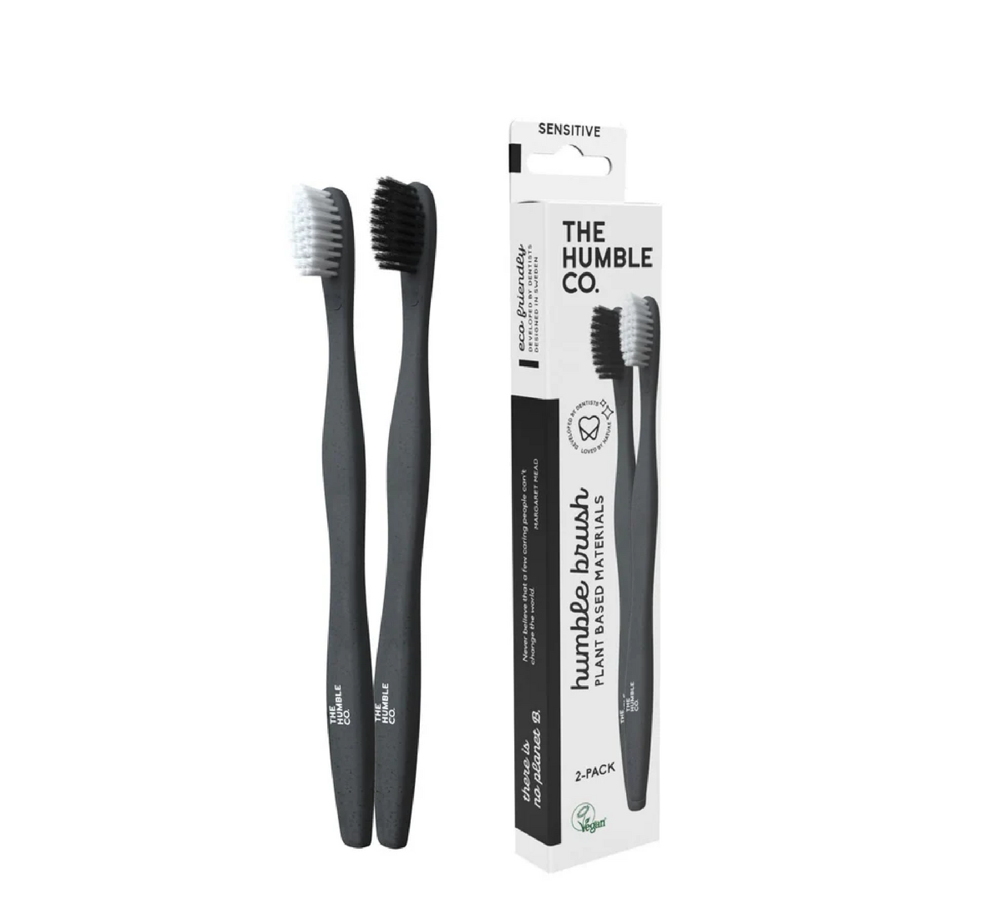 Humble Plant Based 2-Pack Toothbrush Adult Sensitive