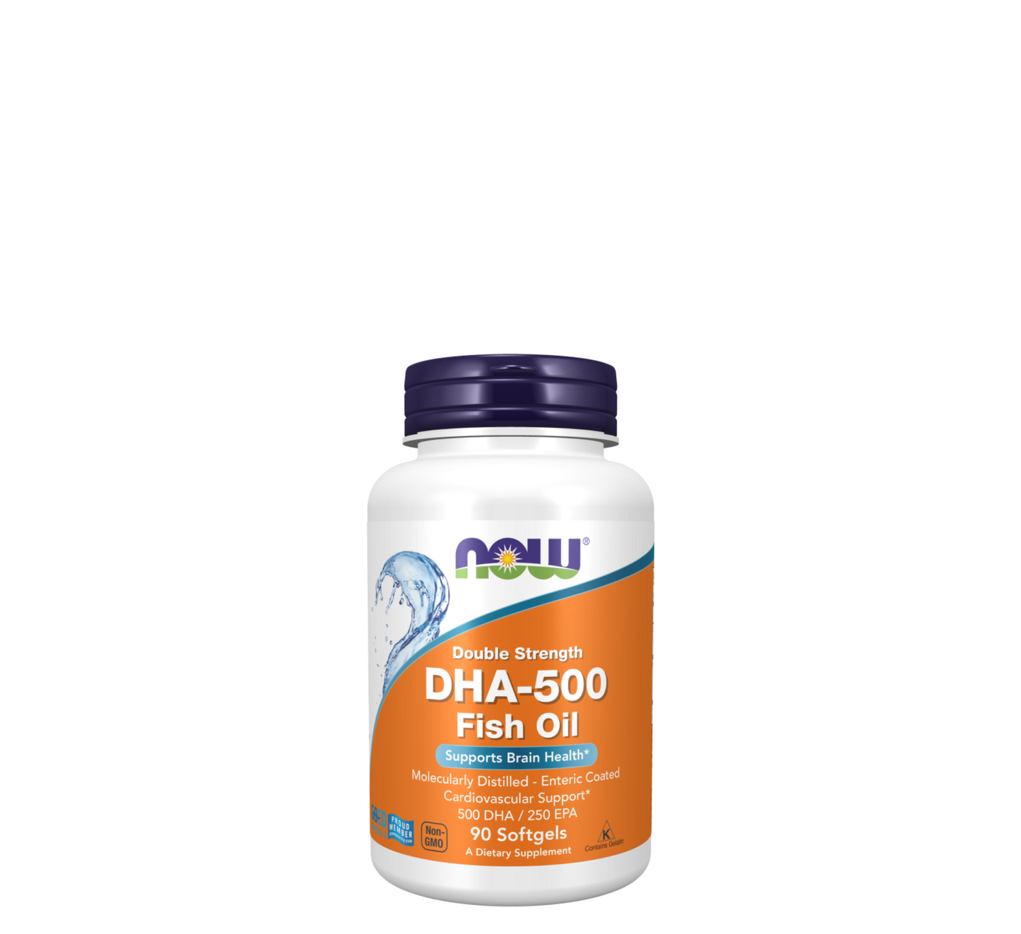 NOW Double Strength DHA-500 Fish Oil *90Softgels