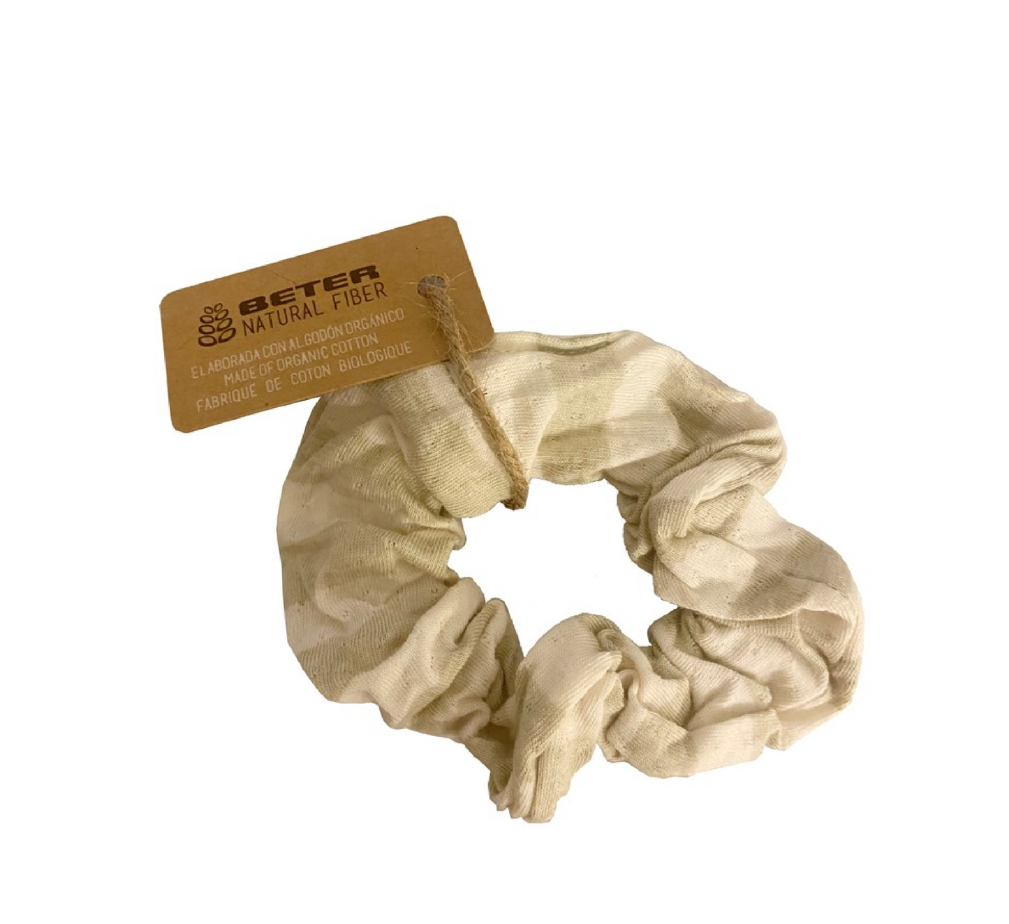 Natural Fiber Scrunchie