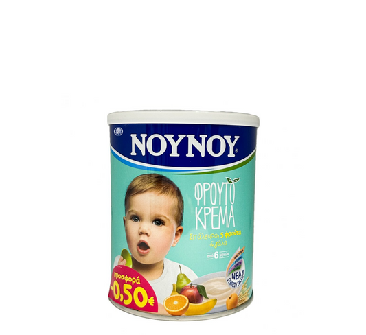 NOYNOY Krem me 5 Fruta 6M+ *300g