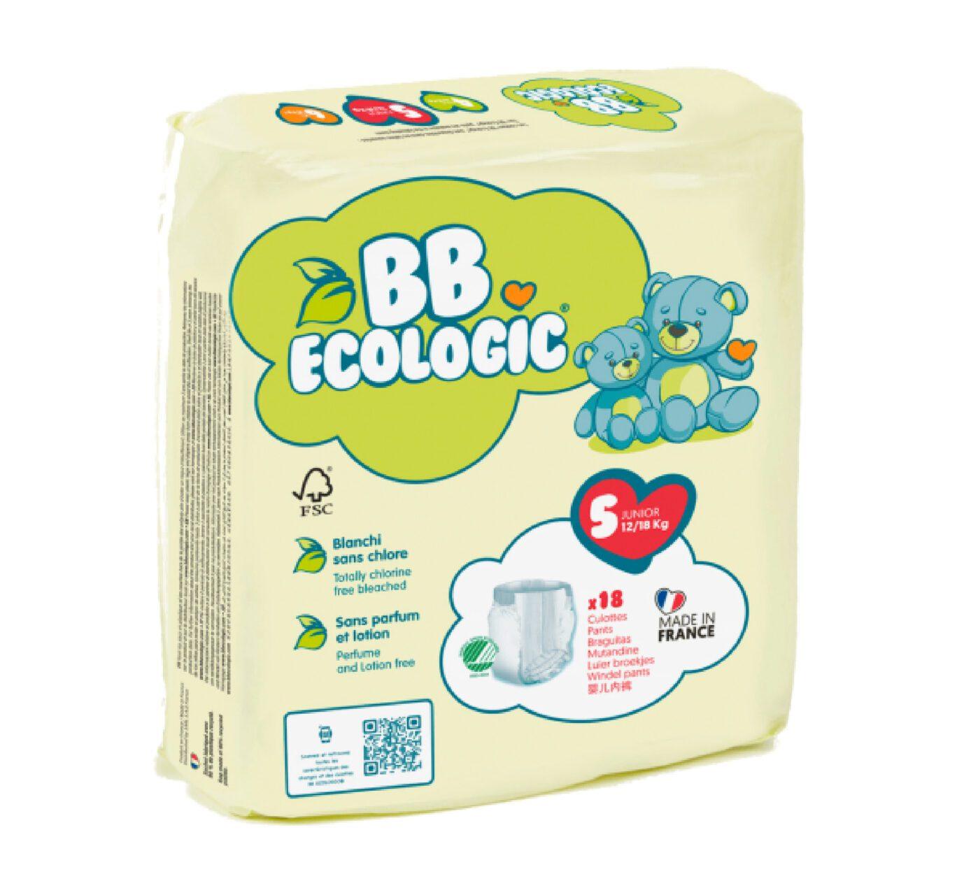 BB ECOLOGIC JUNIOR PANTS T5 12/18 KG * 18 PCS