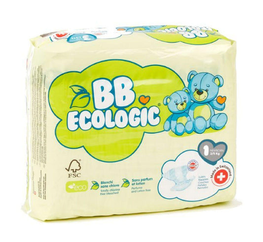 BB ECOLOGIC NEWBORN 2/5 KG T1 *27 PCS