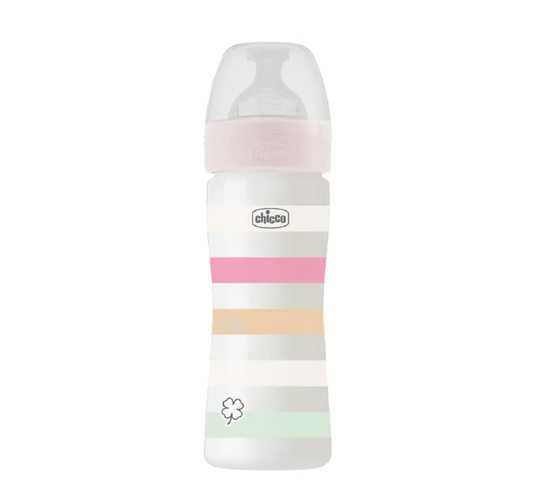Chicco Shishe Plastike Well-Being 2M+ (*250ml)