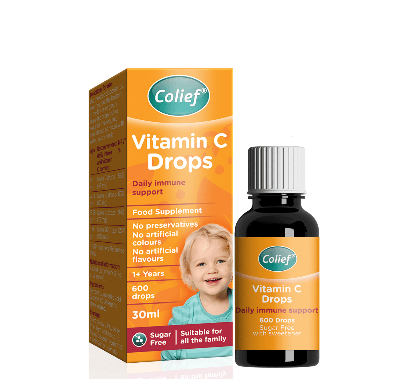 Colief Vitamin C Drops - 30ml