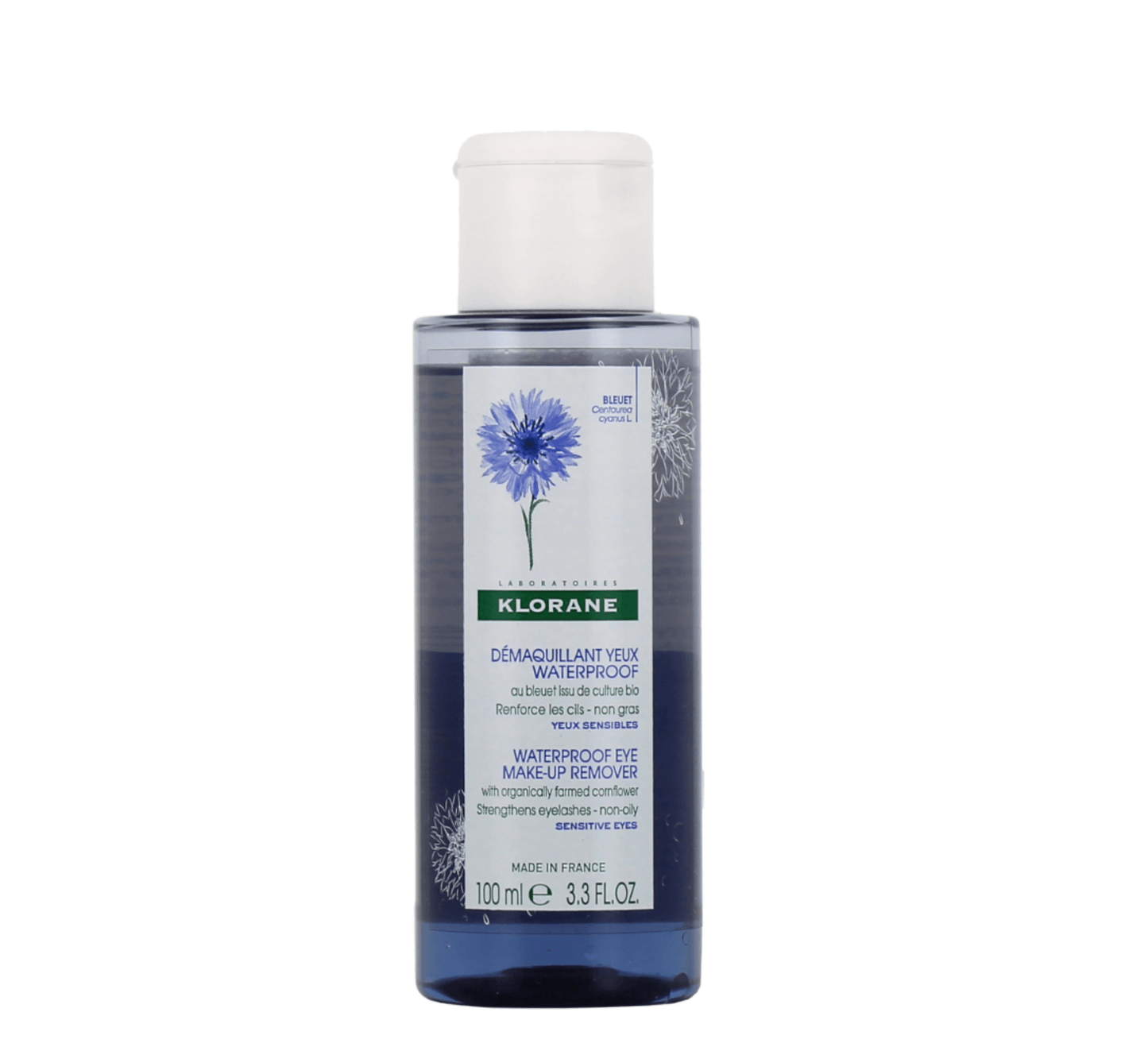 Démaquillant Yeux Waterproof Biphase au Bleuet BIO