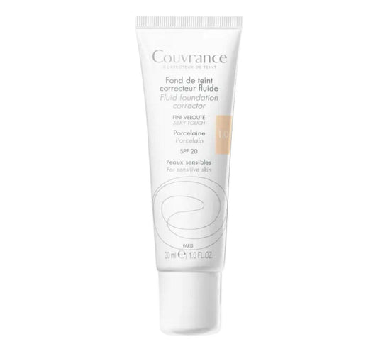 Fond De Teint Fluide Porcelaine Spf 20 Nr. 1.0