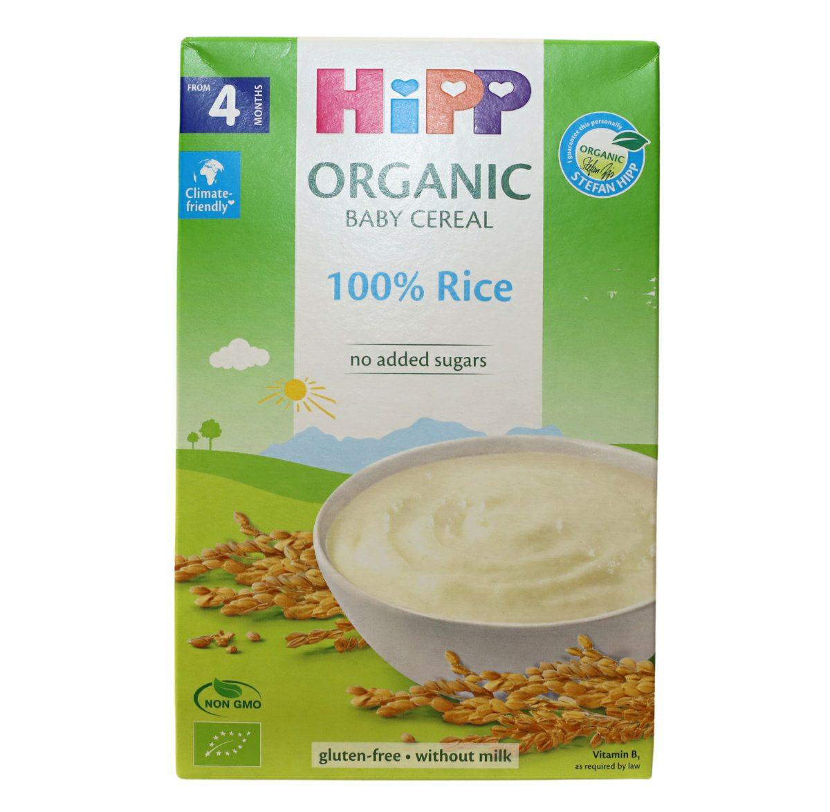 Hipp Organic Baby Cereal Rice 4M+ 200g
