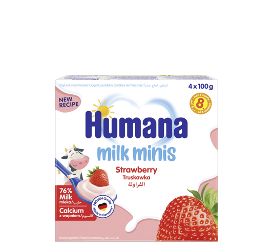 HUMANA KOS LULESHTRYDHE 8M+ 4X100G