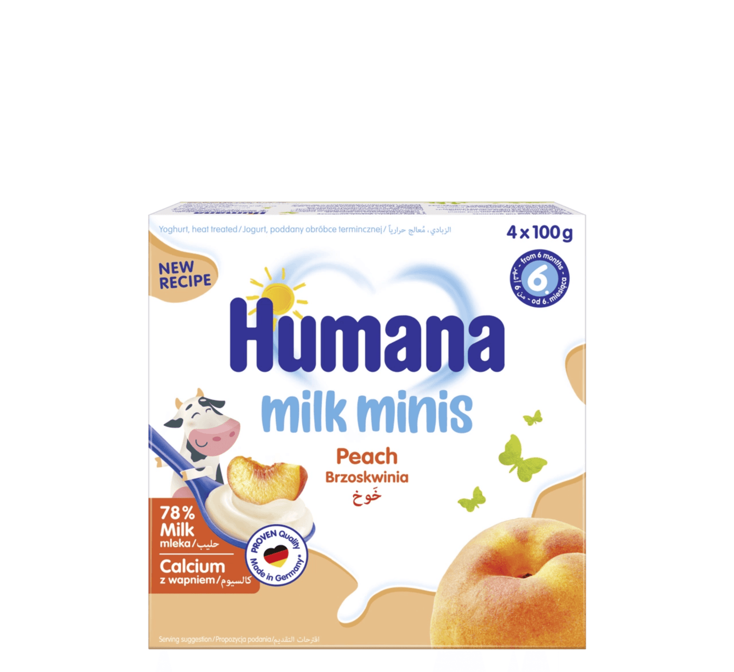 HUMANA KOS PJESHKE 6M+ 4X100G