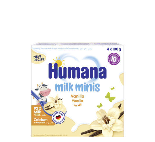 HUMANA PUDING VANILLE 10M+ 4X100G