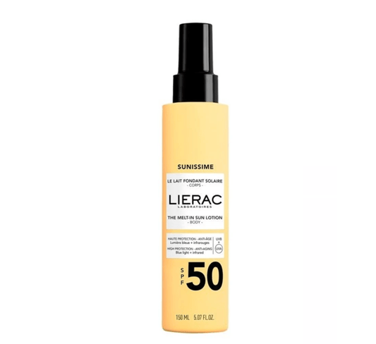 LIERAC SUNISSIME - SPF 50 Body Milk (*150ml)