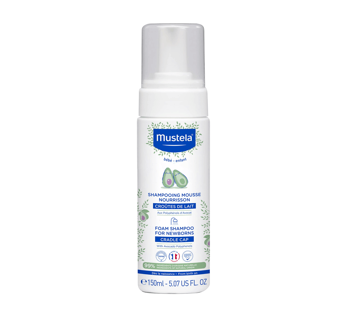 Mustela Foam Shampoo for Newborns