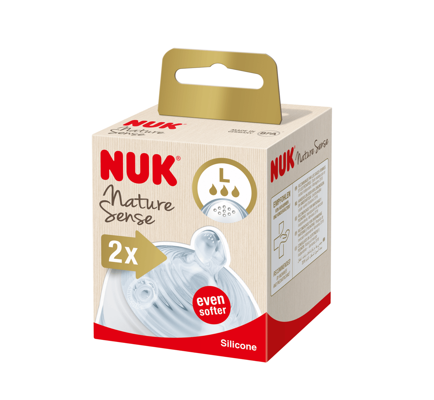 NUK Biberon USHQYES NATURE SENSE Silikoni (L)