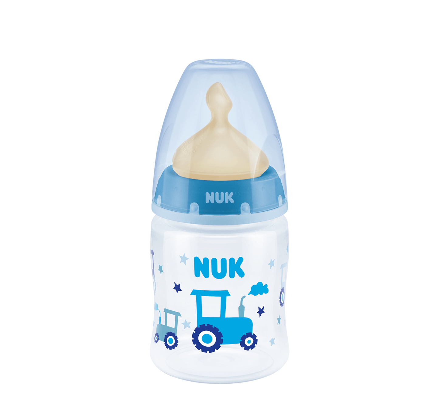 NUK Shishe Plastike First Choice+ Latex Temp.Control (0-6M)