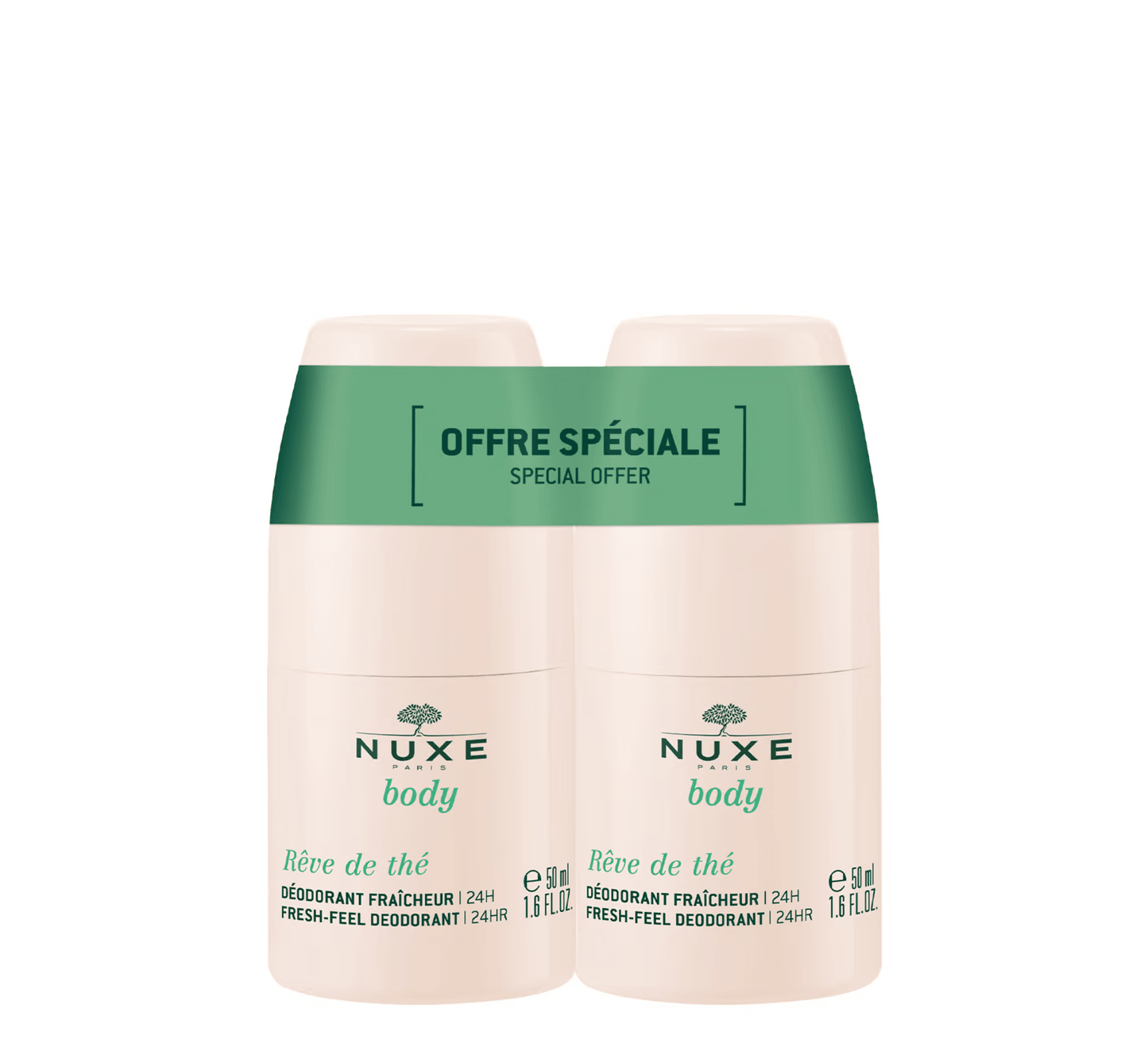 Nuxe Rêve de Thé - Duo Refreshing Deodorant 24HR