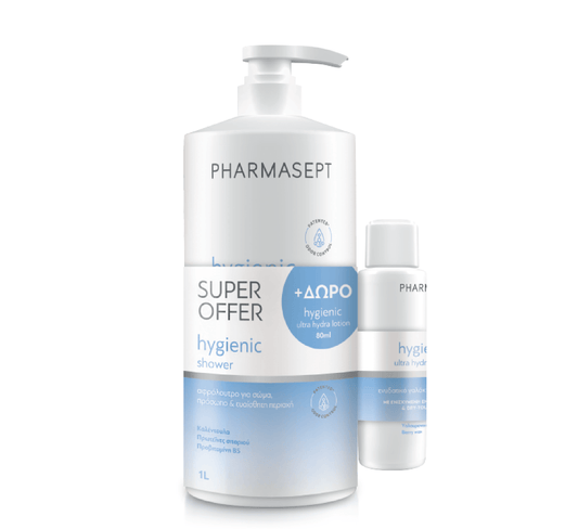 Pharmasept Super Offer Hygienic Shower *1 L + Hydra Lotion *80ml