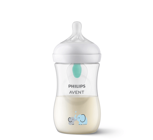 PHILIPS AVENT SCY673/81 SHISHE PLASTIKE NATURAL AirFree Vent 1M+ *260ML