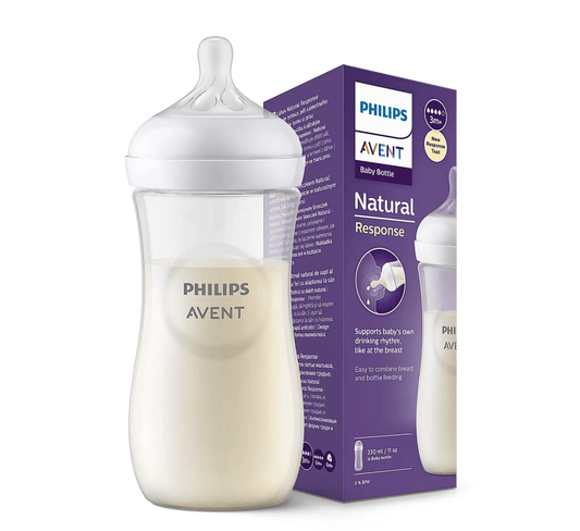 PHILIPS AVENT SCY906/01 SHISHE PLASTIKE NATURAL 3M+ *330ML