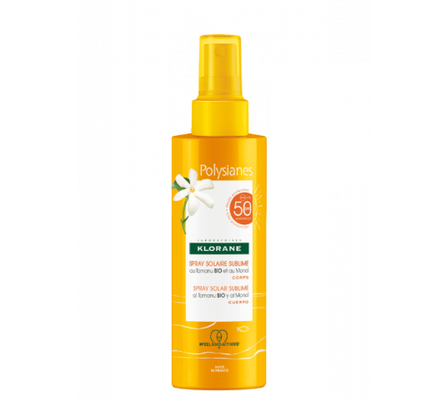 Spray Solaire Sublime Monoi & Tamanu BIO SPF 50