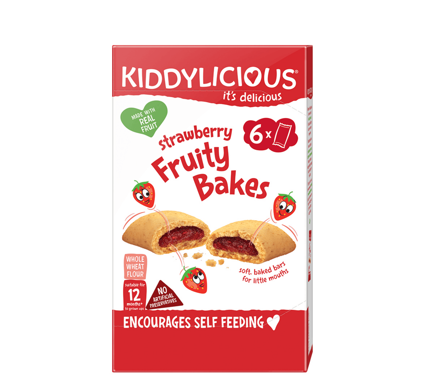 Strawberry Fruity Bakes 6x22g