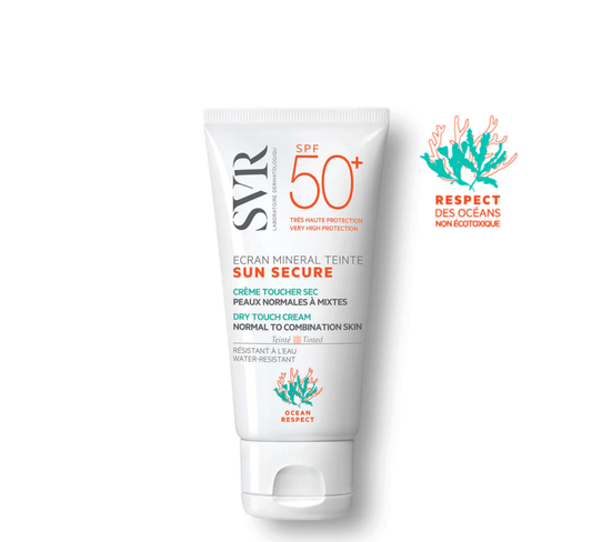 SVR SUN SECURE Tinted Mineral Screen Normal to Combination Skin SPF50+