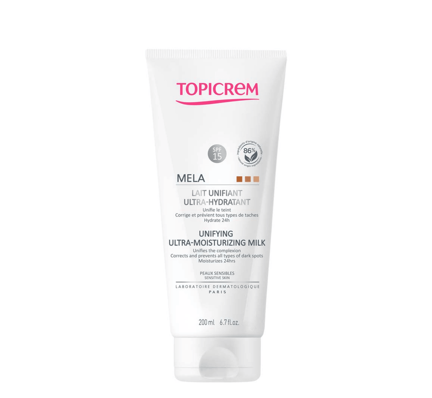 TOPICREM - MELA Unifying Ultra-Moisturizing Milk (*200ml)