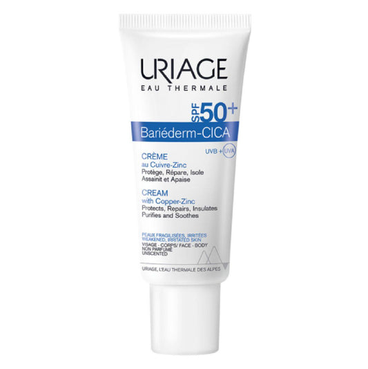 Uriage - Bariederm-CICA Cream With Copper-Zinc SPF 50+ *40 ml