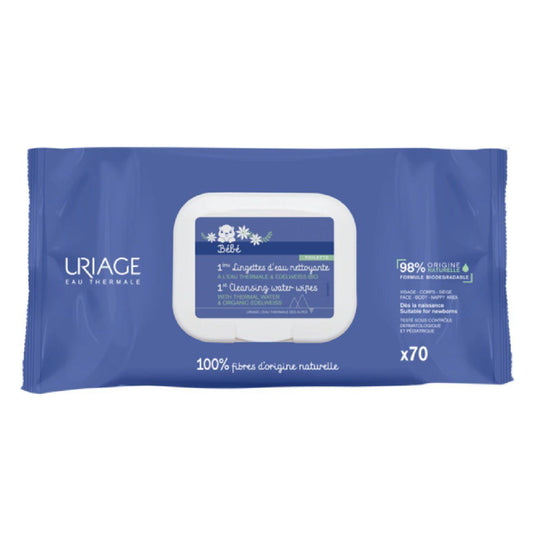 Uriage - Bebe First Cleansing Water Wipes *70 Cope