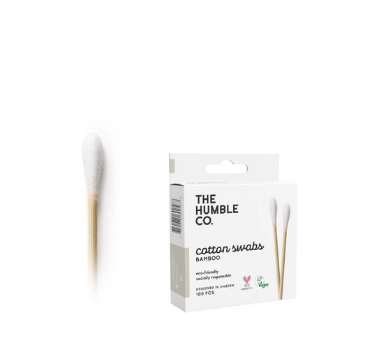 Humble Natural Cotton Swabs Bamboo *100pcs