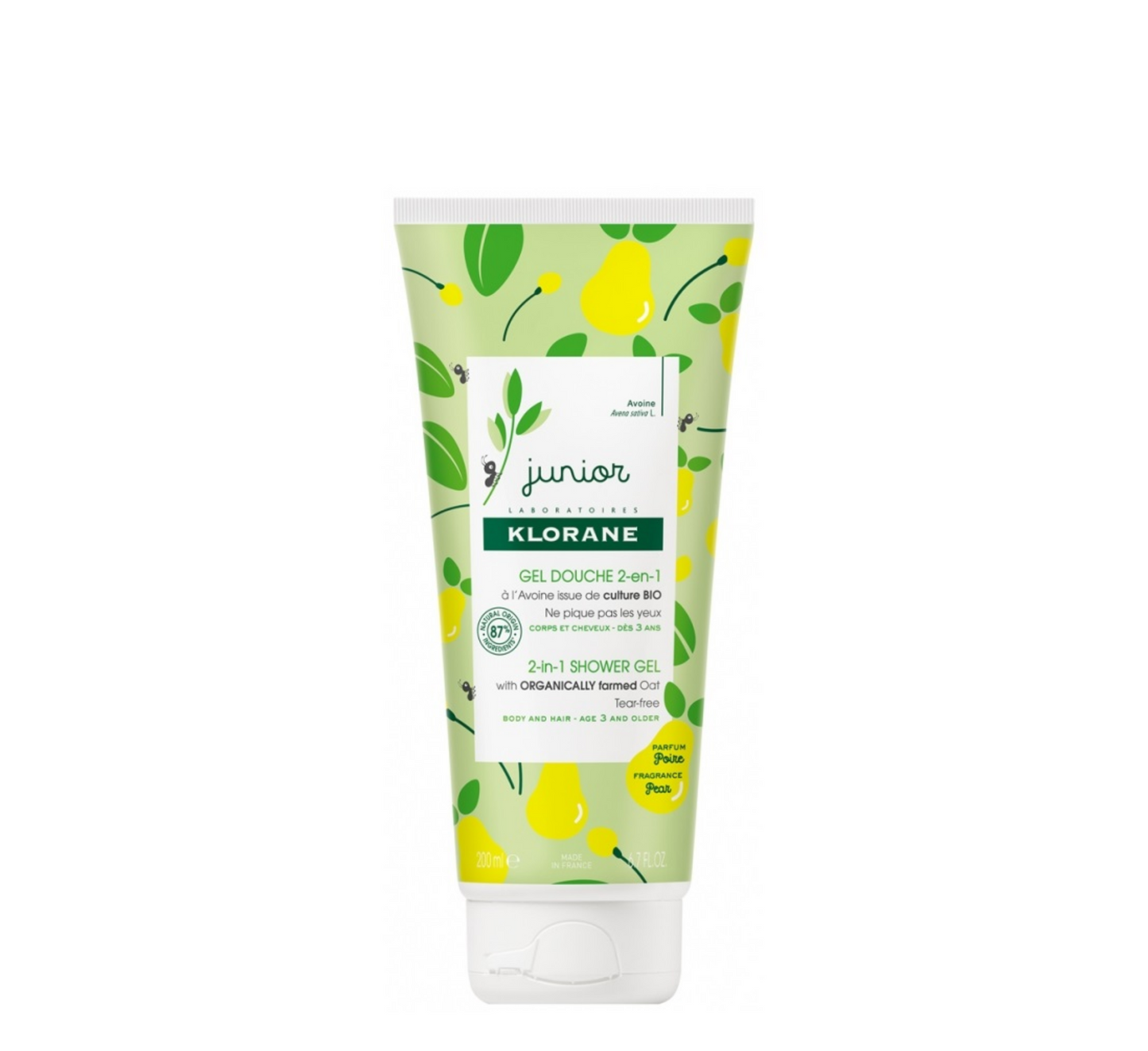 Klorane Junior 2 in 1 Pear Shower Gel *200ml