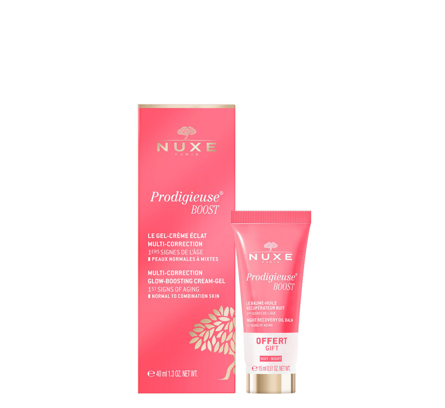NUXE Prodigieuse BOOST Cream-Gel & Oil Balm Set