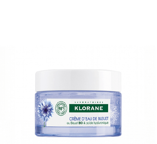 Crème d'Eau de Bleuet BIO & Ac. Hyaluronique 100% Organic