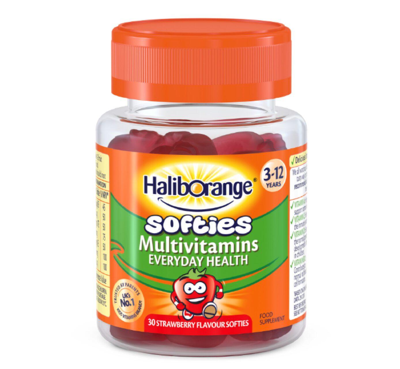 Haliborange Multivitamins Softies Strawberry *30 Gel