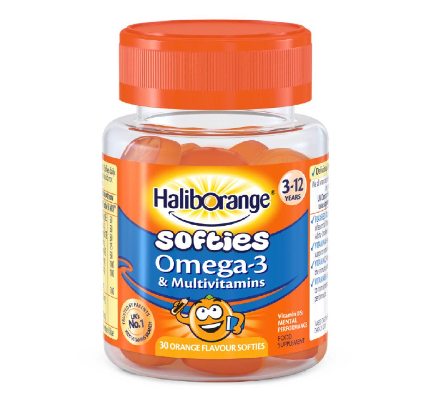Haliborange Omega-3 & Multivitamin – 30 Soft Gummies for Daily Wellness