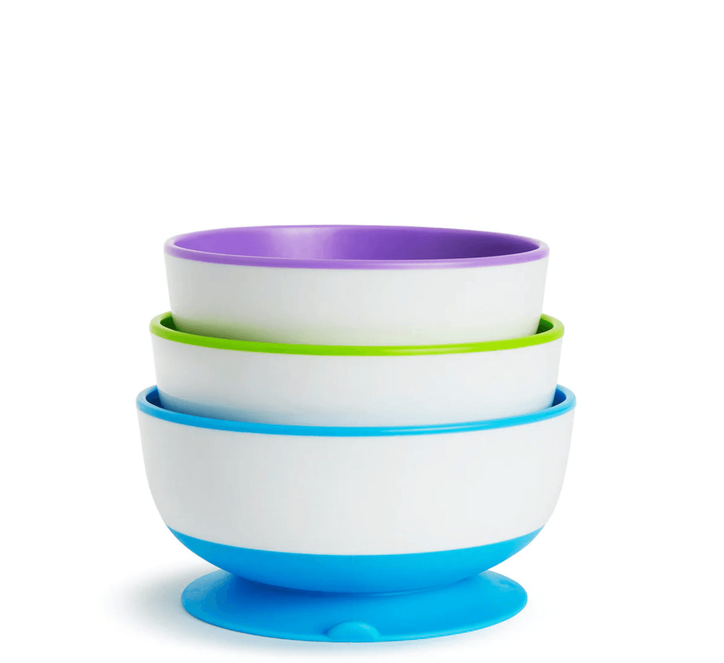 Munchkin Stay Put Suction Bowls - 3pk