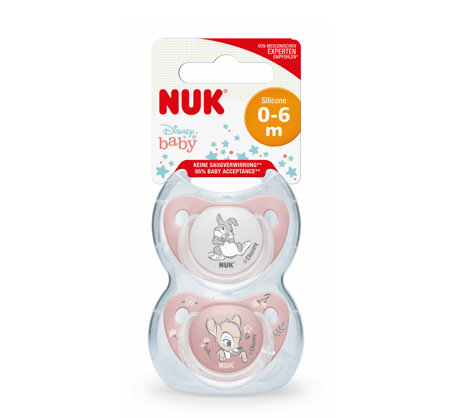 NUK Biberon Rrens Silikon BAMBI (0-6M)