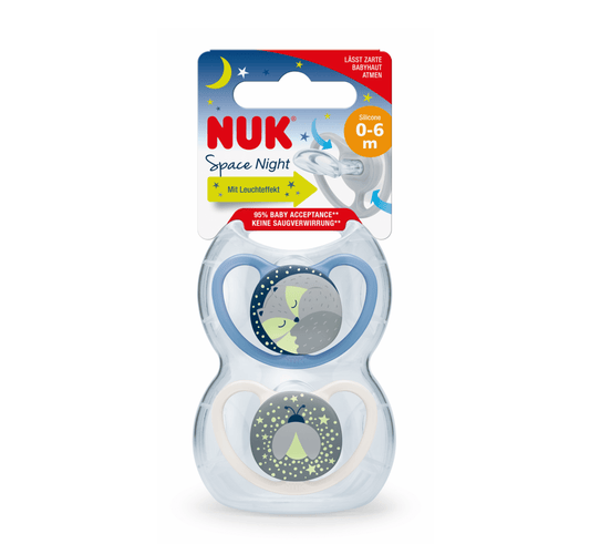 NUK Biberon Rrens Silikon Space Night