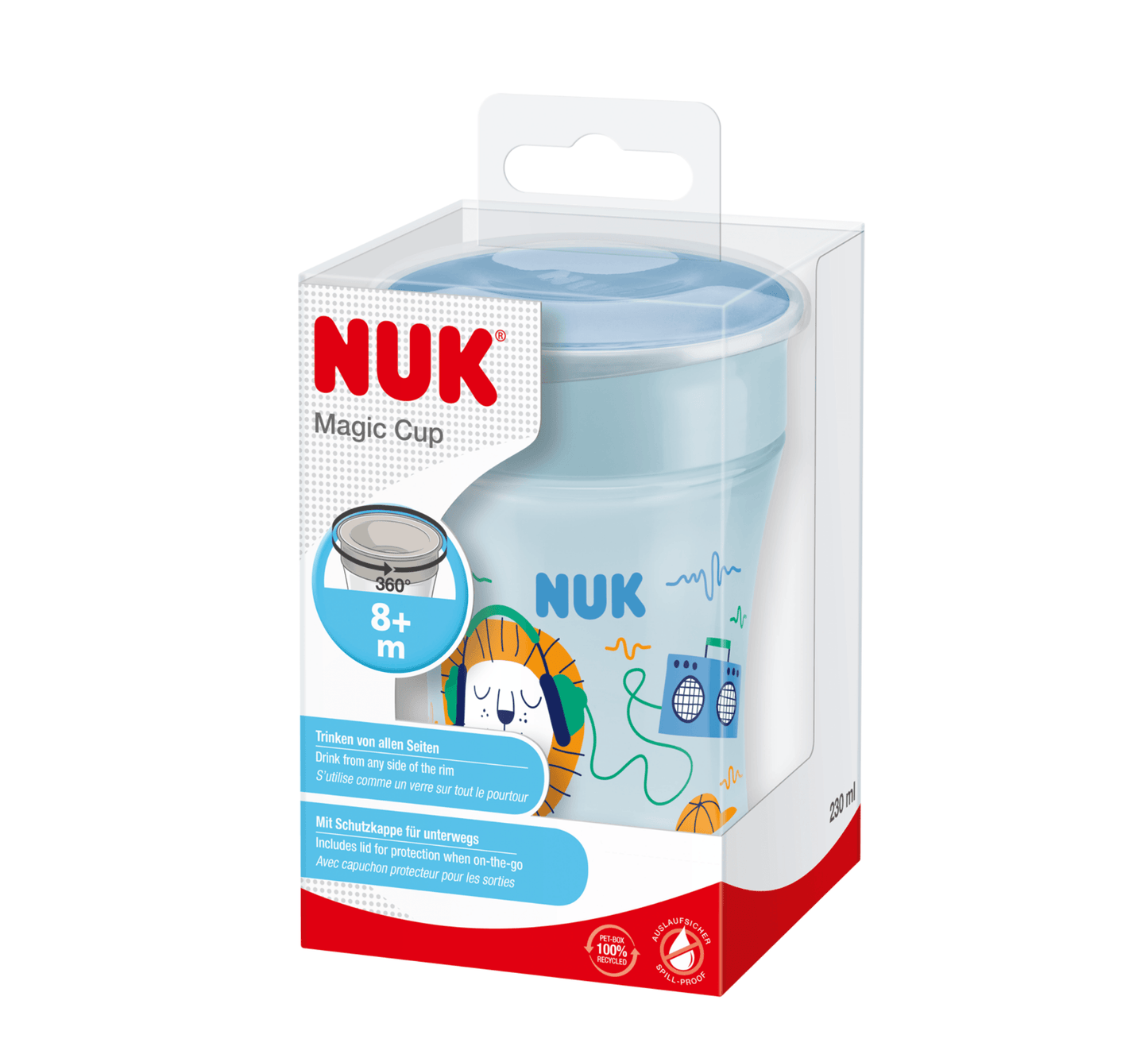 NUK GOTE MAGIC CUP 8M+ 250ML