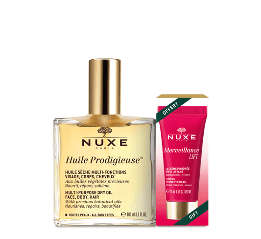Nuxe Set - Huile Prodigieuse Multi Purpose Dry Oil 100ml & Merveillance Lift 15 ml