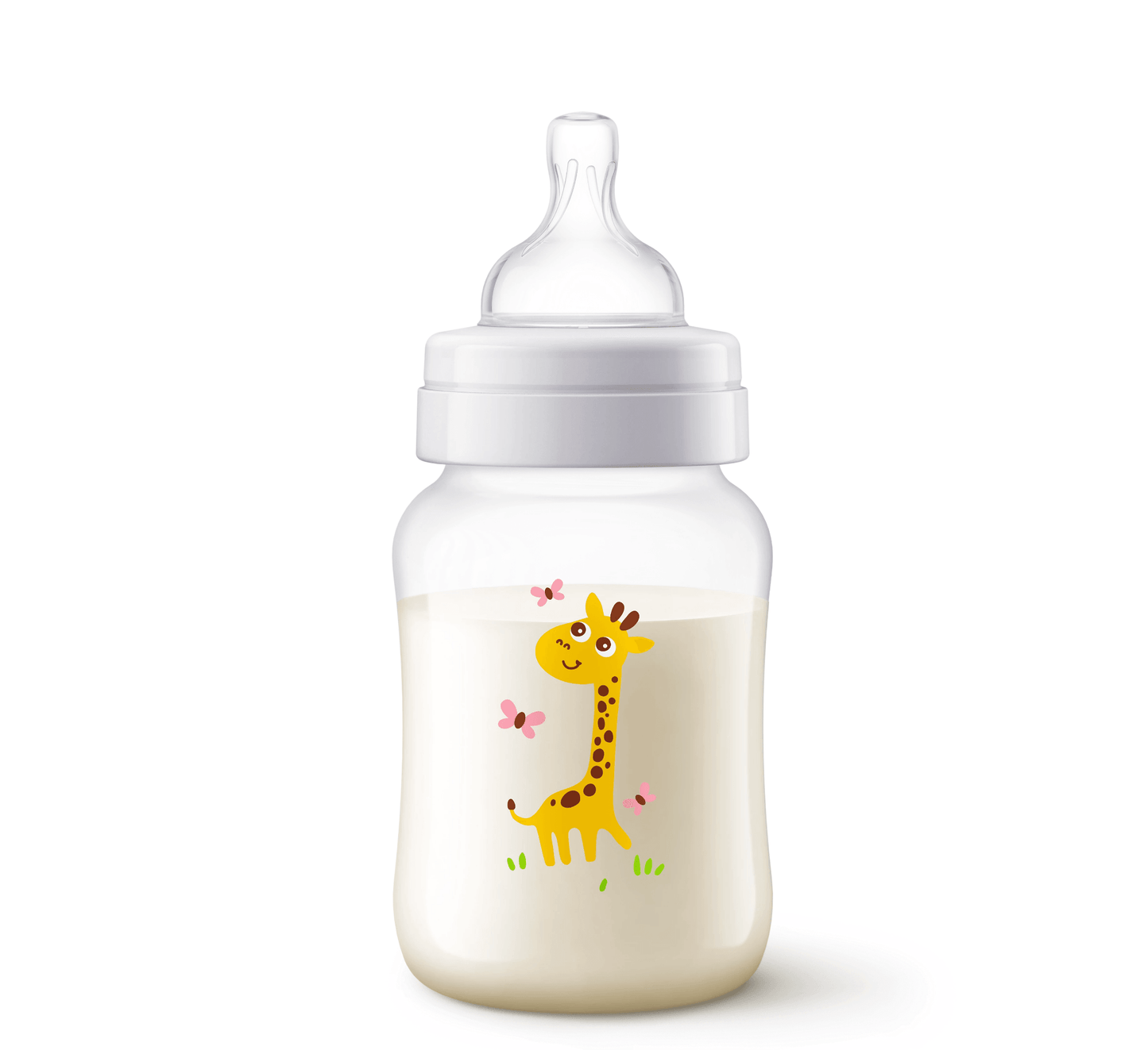 PHILIPS AVENT SCF821/12 SHISHE DEKOR GJIRAFE 1M+ *260ML (anti-colic)