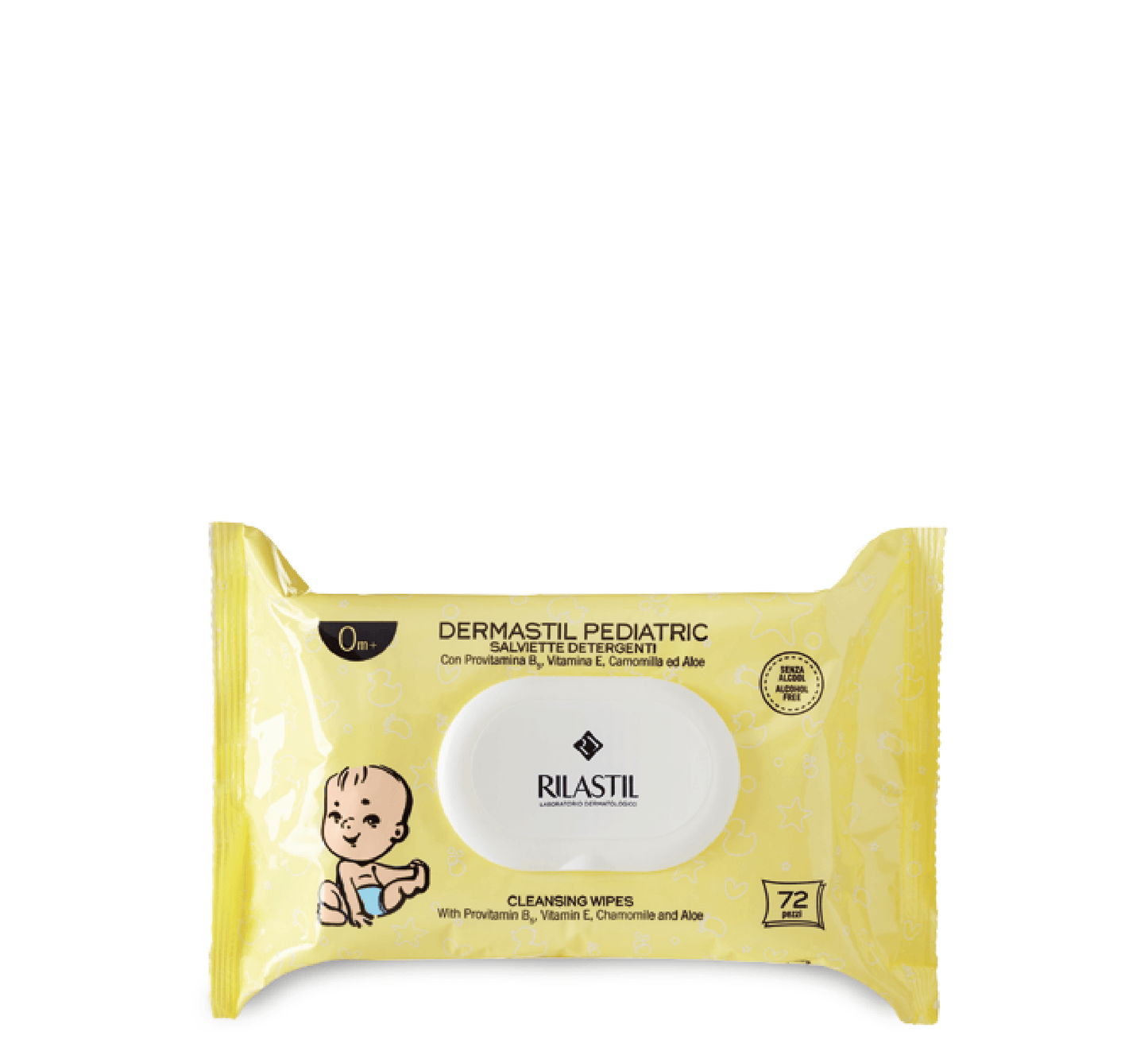 Rilastil Dermastil Pediatric Cleansing Wipes *72pcs